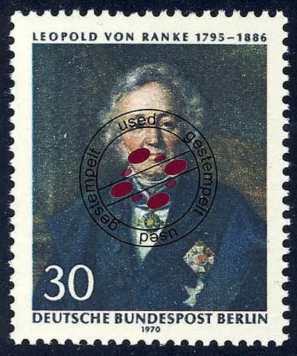 377 Leopold von Ranke, gestempelt O
