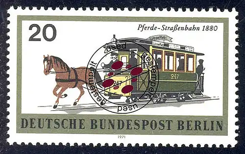 381 Verkehrsmittel 20 Pf Straßenbahn O