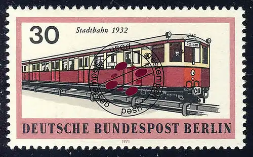 382 Verkehrsmittel 30 Pf Stadtbahn O