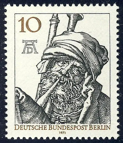 390 Albrecht Dürer, postfrisch **