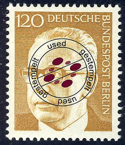 395 Gustav Heinemann 120 Pf O