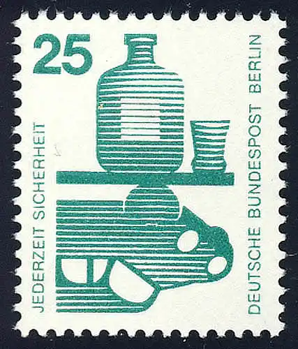 405 Unfallverhütung 25 Pf Alkohol **