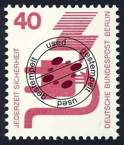 407A Prévention des accidents 40 Pf Branche O