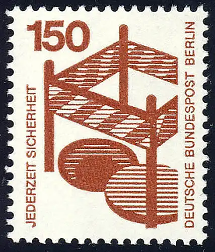 411 Unfallverhütung 150 Pf Absperrung **