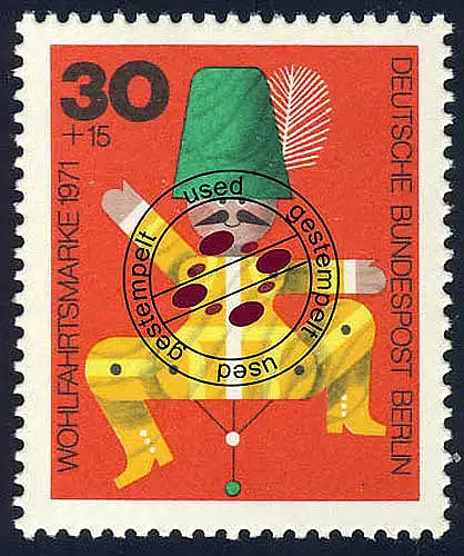 414 Wohlfahrt Spielzeug 30+15 Pf O