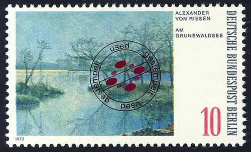 423 Landschaften 10 Pf Grunewaldsee O