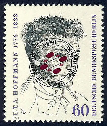426 Ernst Theodor Wilhelm Hoffmann O gestempelt