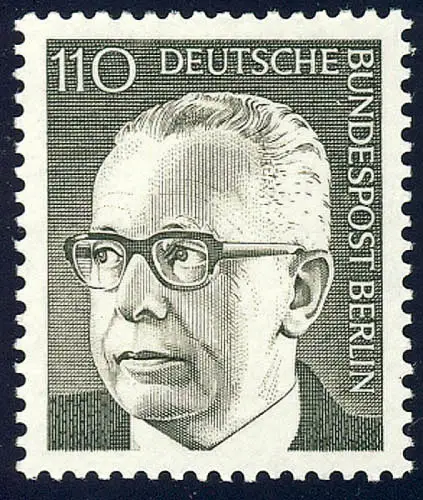 428 Gustav Heinemann 110 Pf, postfrisch **