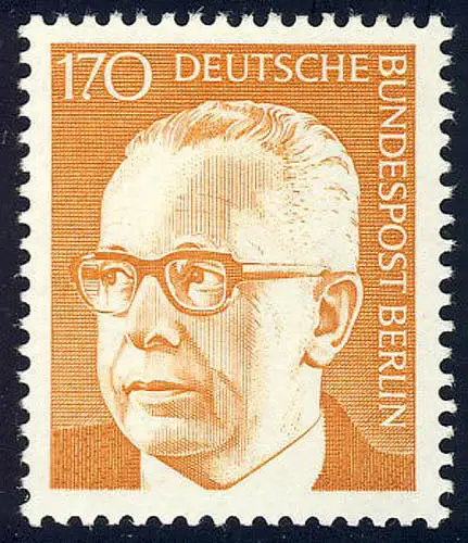 432 Gustav Heinemann 170 Pf, postfrisch **