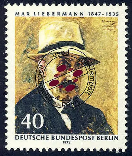434 Max Liebermann, gestempelt O