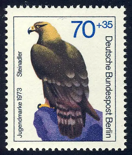 445 Greifvögel 70+35 Pf Steinadler, postfrisch **
