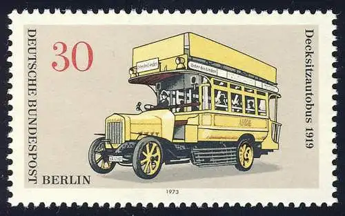 Autobus de siège de pont 30 Pf