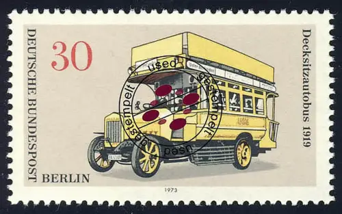 448 Decksitzautobus 30 Pf O gestempelt