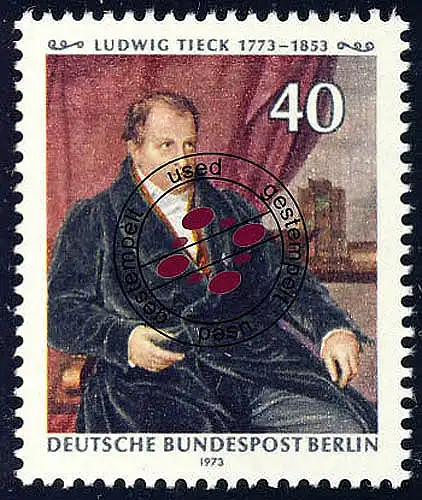 452 Ludwig Tieck O gestempelt