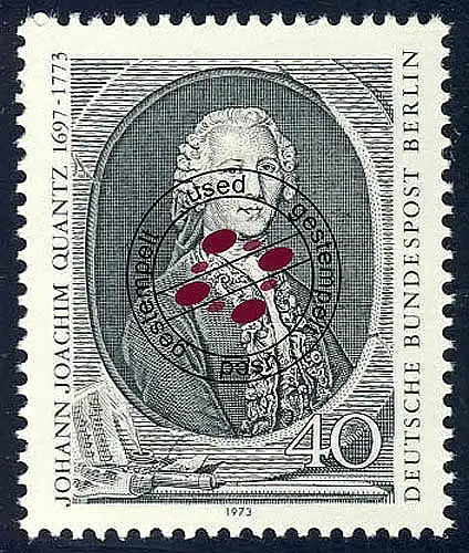 454 Johann Joachim Quantz O gestempelt