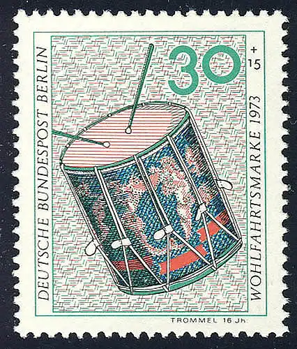 460 Musikinstrumente 30+15 Pf Trommel **