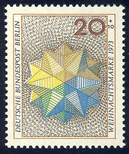 463 Weihnachten 20+10 Pf, postfrisch **