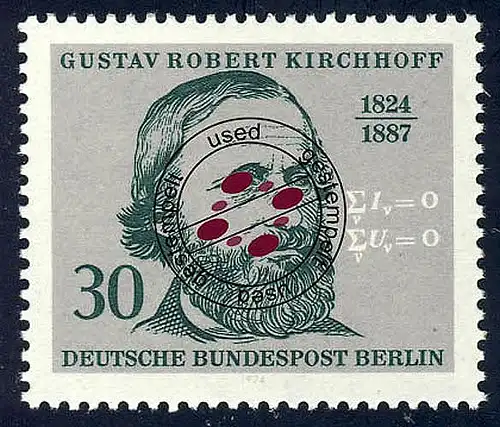 465 Robert Kirchoff O gestempelt