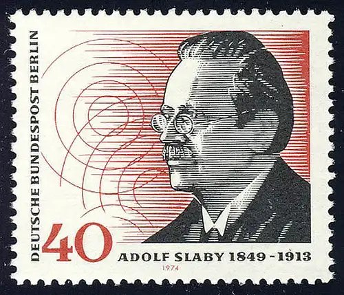 467 Adolf Slaby ** postfrisch