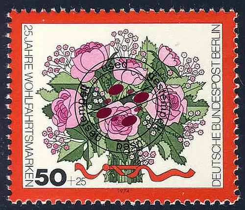 475 Blumensträuße 50+25 Pf Rosenstrauß O