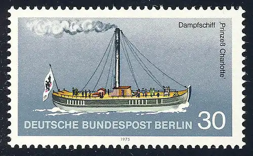 483 Dampfschiff Charlotte 30 Pf **