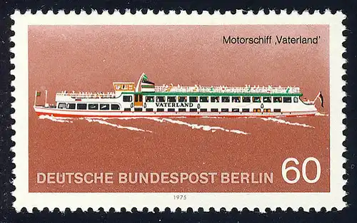 486 Motorschiff Vaterland 60 Pf **