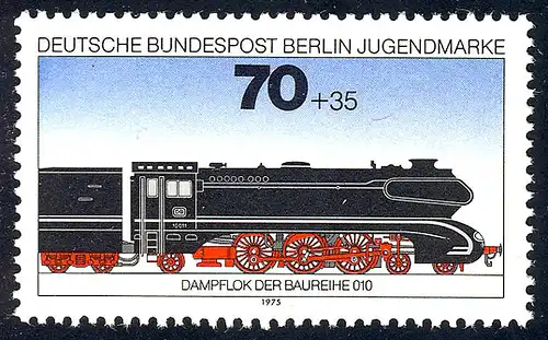 491 Dampflok Baureihe 10 70+35 Pf **