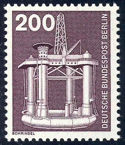 506 Industrie Technik 200 Pf Bohrinsel, postfrisch **