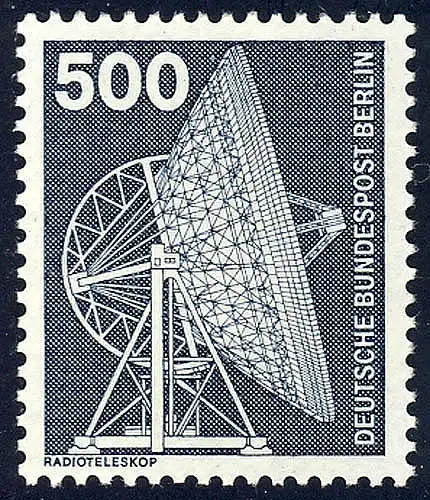 507 Industrie Technik 500 Pf Radioteleskop **