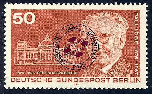 515 Paul Löbe O gestempelt
