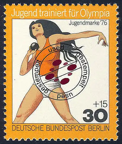 517 Jugend Olympia 30+15 Pf Kugelstoßen O