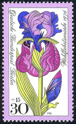 524 Gartenblumen 30+15 Pf Iris **