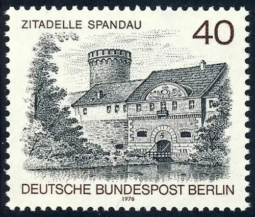 530 Ansichten 40 Pf Spandau, postfrisch **