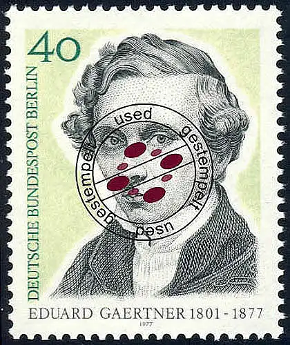 542 Eduard Gaertner O gestempelt