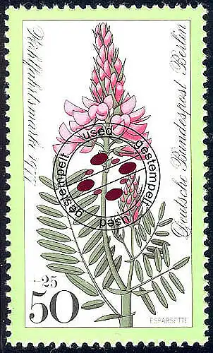 558 Blumen 50+25 Pf Esparsette O gestempelt