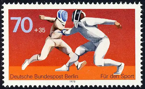 568 Sporthilfe 70+35 Pf Fechten **