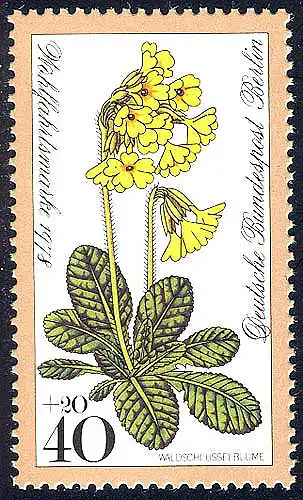 574  Wohlfahrt Waldschlüsselblume 40+20 Pf **