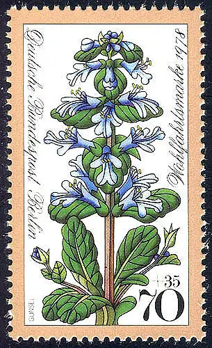 576 Wohlfahrt Waldblumen Günsel 70+35 Pf **