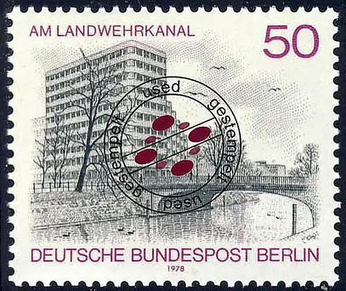 579 Ansichten 50 Pf Shellhaus O gestempelt