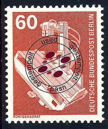 582 Industrie 60 Pf Röntgengerät O