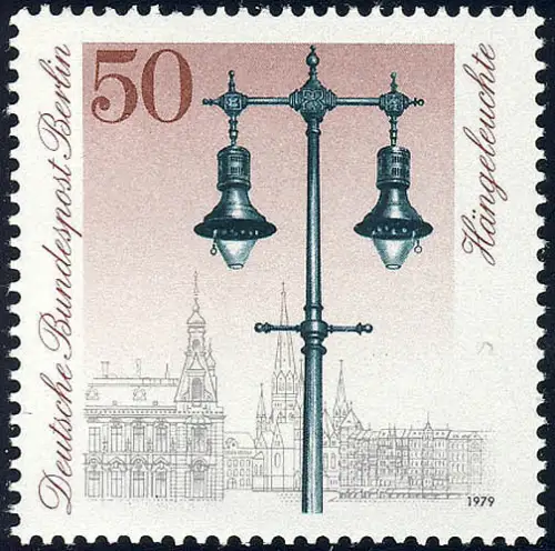 605 Straßenbeleuchtung 50 Pf **