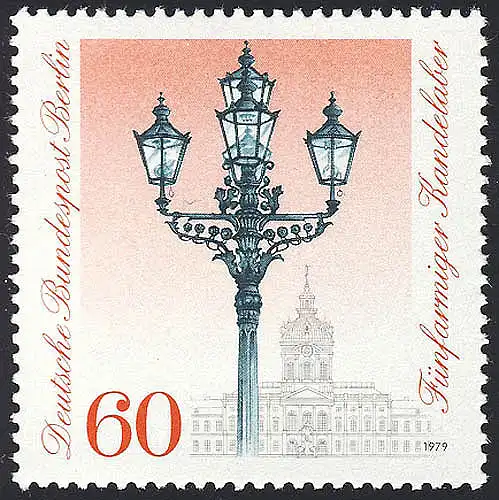 606 Straßenbeleuchtung 60 Pf **