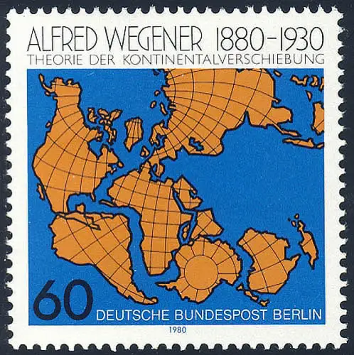 616 Alfred Wegener, postfrisch **
