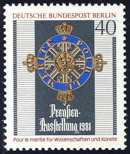 648 Preußen-Ausstellung ** postfrisch