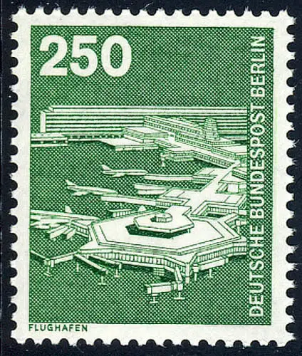 671 Industrie und Technik 250 Pf Flughafen Frankfurt, postfrisch **