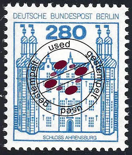 676 Burgen und Schlösser 280 Pf Ahrensburg O