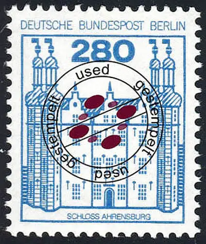 676 Burgen und Schlösser 280 Pf Ahrensburg O