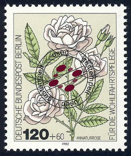 683 Wohlfahrt Gartenrosen 120+60 Pf O