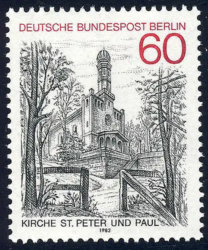 686 Ansichten 60 Pf St. Peter und Paul **