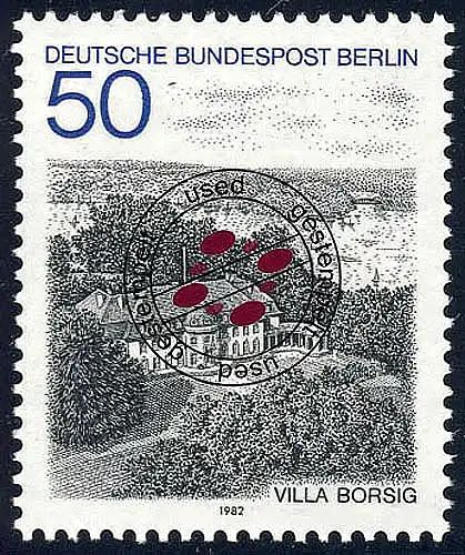 685 Ansichten 50 Pf Villa Borsig O